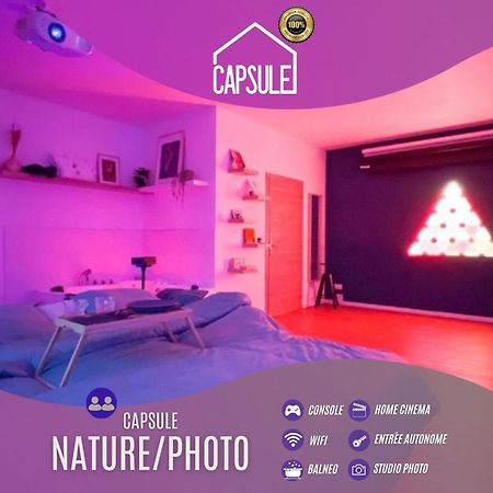 Capsule Nature & Photos - Jacuzzi - Netflix & Home Cinema - Ps5 & Jeu Thun-Saint-Martin Kültér fotó